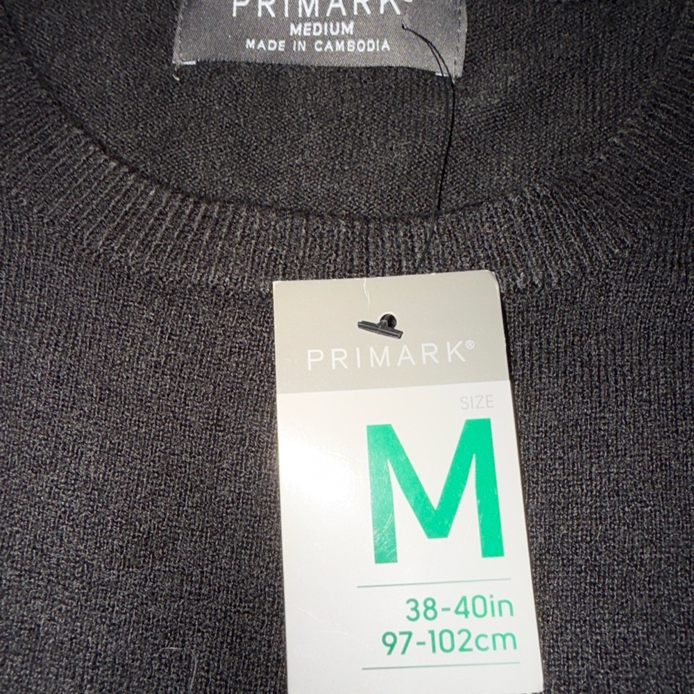 Primark Women Black Pullover Sweater M New‎ NWT Soft